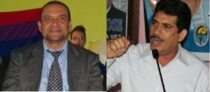 Joselito El Español, el de mayor puntuación en el sondeo con 21.3%, y el alcalde Alberto Alonzo, quien busca reelegirse.