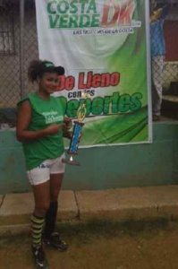 Minerva Sánchez obtuvo el galardón a la lanzadoras más valiosa.