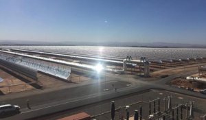 Delegación RD visita central termo-solar Noor I de Marruecos