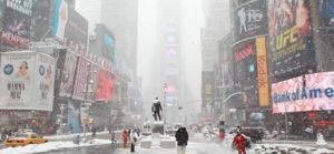 Primera tormenta de nieve afectaría miles dominicanos en NY, NJ, CT, PA