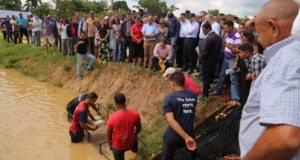 Medina concede financiamiento para incrementar producción de peces y camarones en Copeyito