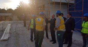 Danilo Medina inspecciona construcción de Ciudad Juan Bosch y Luis Eduardo Aybar
