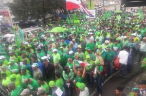 Miles acuden a marcha verde en Puerto Plata