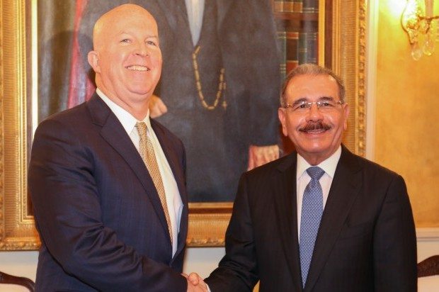 Presidente Medina recibe a comisionado Departamento de Policía de Nueva York