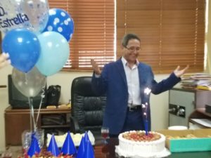 El director de la DGTT, Luis Estrella, está de cumpleaños