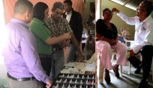 Más de 100 pesonas se benefician de operativo oftalmológico en barrios populosos de RSJ