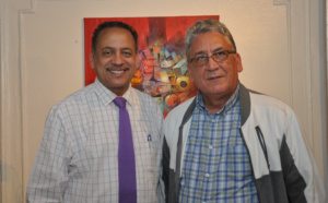 Empresario riosanjuanero Arismendy -Pipí- Candelario visita redacción Costaverdedr.com en NY