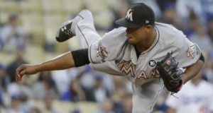 Edinson Volquez lanza partido sin hit en el cumpleaños de Yordano Ventura