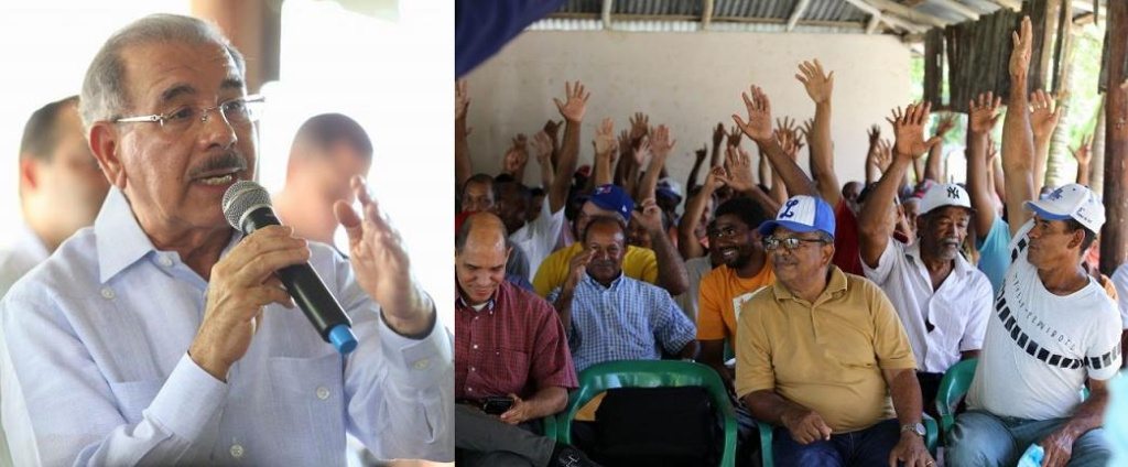 Presidente Medina lleva solidaridad a ganaderos de Río San Juan; entrega $15 millones para una planta procesadora de leche