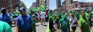 Miles de personas participan en la marcha verde de Nueva York