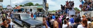 Con grandes expresiones de dolor sepultan en Río San Juan a los dos jóvenes fallecidos en accidente de tránsito del domingo