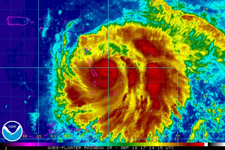 María entraría a RD la madrugada del jueves; sus efectos se sentirán desde el miércoles