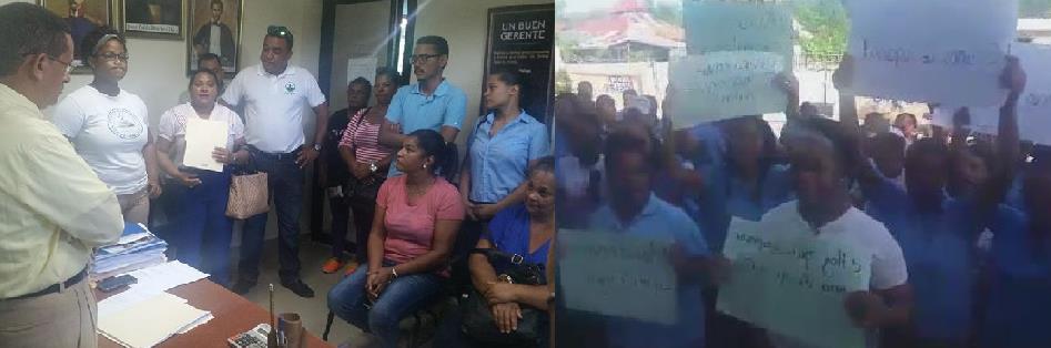 Estudiantes de Cabrera marchan en demanda de un nuevo liceo