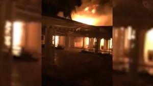 Fuego destruye las áreas de cocina y bares del hotel Bahía Príncipe en Samaná