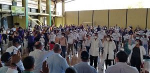 Cientos de expeledeistas y profesionales de la Medicina pasan a apoyar a Luis Abinader y a Alexis