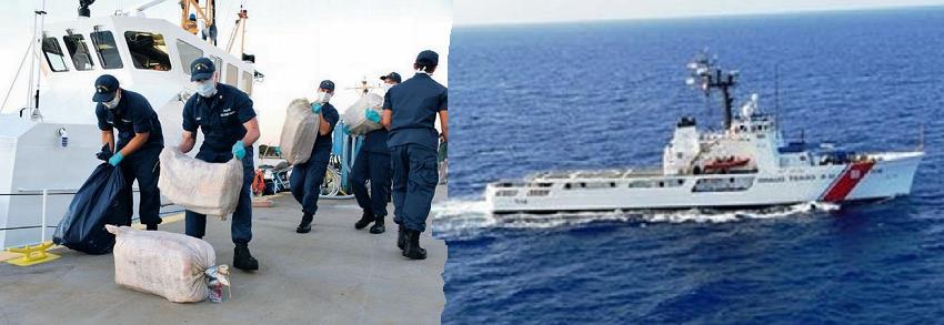 Incautan 2 millones de dólares y 150 kilos de cocaína en el mar caribe