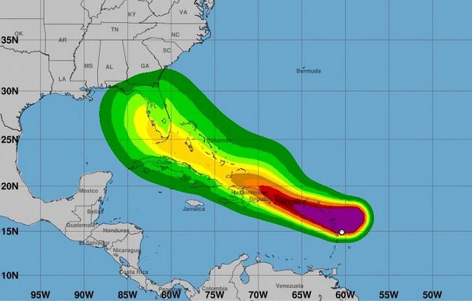 Desde esta noche se sentirán bandas nubosas asociadas a potencial ciclón #9