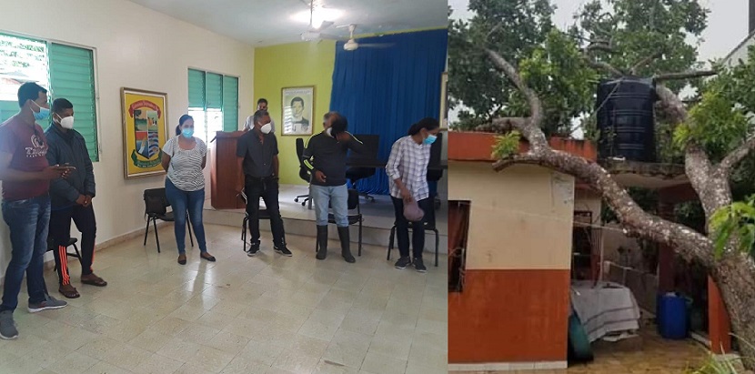 Autoridades de Río San Juan se preparan ante paso de la tormenta Isaías; reportan caída de árboles