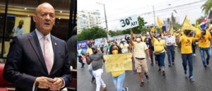 A pesar protestas trabajadores, Senado envía a comisión proyecto entrega 30% AFP; legislador recuerda 