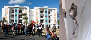 Violentan puertas y ocupan apartamentos habitacional El Riíto, construidos por el gobierno en La Vega
