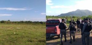 Fuerza pública desaloja a invasores de terrenos propiedad del CEA en comunidades de Imbert