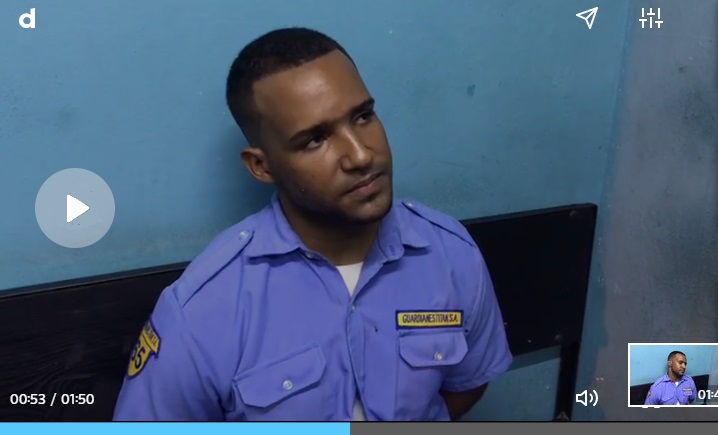 Vigilante que mató 3 compañeros en tabacalera de Bonao: 