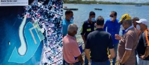 Diputado Cavoli y directivos Codopesca hacen descenso en playa Los Barcos para consensuar inicio muelle bajo calado