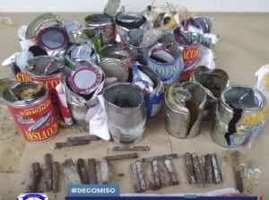 Ocupan 19 latas de sardinas llenas de marihuana y cocaína trataban de introducir a cárcel La Victoria