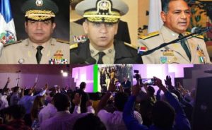 Exministros de FF.AA. Sigfrido Pared Pérez, William Muñoz Delgado y Rubén Paulino Sem se juramentan en el PLD