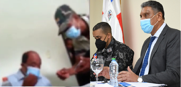 Ministro Chu Vásquez se desliga de actitud Senador intentó liberar preso en Montecristi y ascienden a teniente agredido