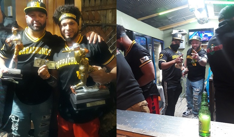 Los Borrachones II ganan copa torneo Chata’s Softbol League en Newark, New Jersey