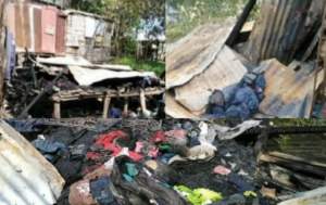 Incendio destruye vivienda de humilde trabajador del departamento de Ornato alcaldía de Río San Juan
