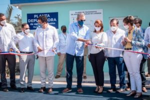 Presidente Abinader inaugura planta de tratamiento de agua en Luperón, Puerto Plata
