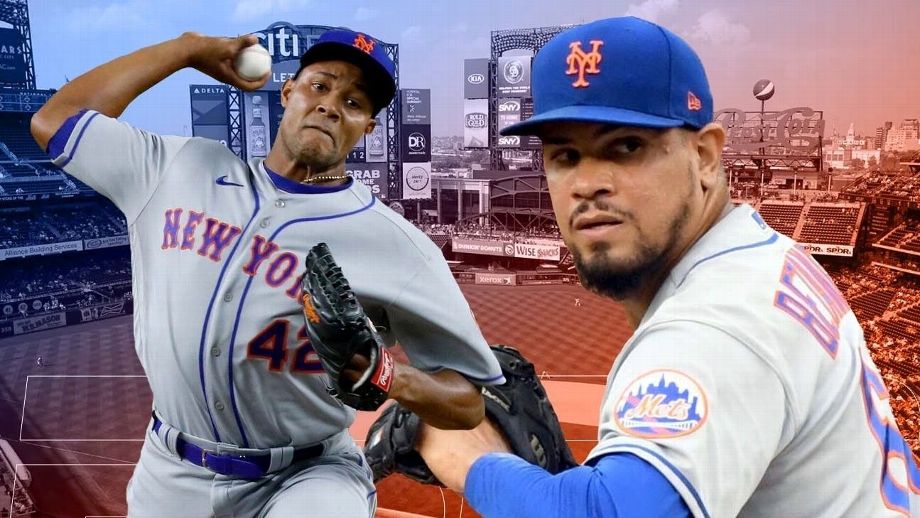 Dominicanos Dellin Betances y Jeurys Familia con un pie fuera de los Mets; ambos fueron puestos en el mercado