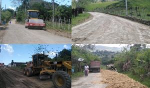 Alcaldía de Villa Magante repara carretera une La Cantera con Los Pinos