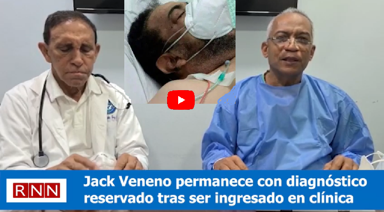 Jack Veneno lucha por su vida en la unidad de cuidados intensivos de la clínica Cruz Jiminián