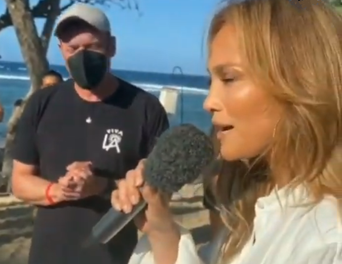 Jennifer López se despide de Río San Juan tras permanecer varios días filmando la película Shotgun Wedding