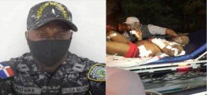 Falleció este lunes teniente PN herido por hombre que mató su esposa y su suegra en Yamasá