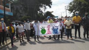 Conani realiza parada cívica en Río San Juan por el mes de prevención contra el abuso infantil
