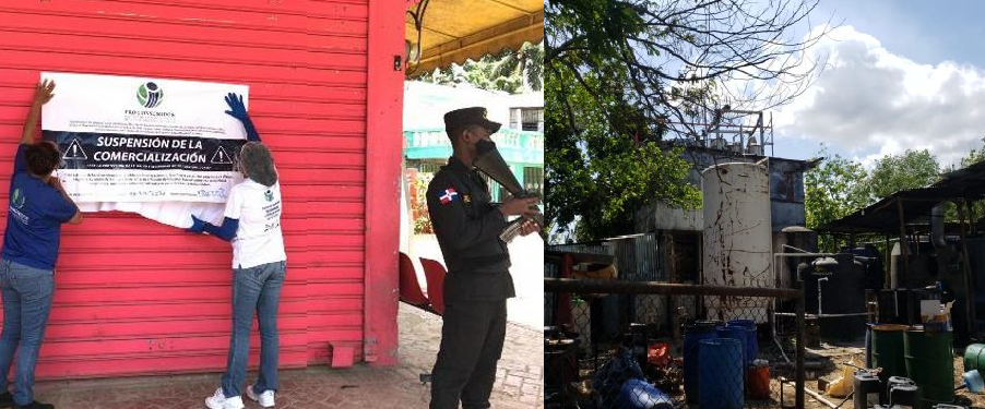 Cierran otros seis negocios por venta de bebidas alcohólicas adulteradas; desmantelan fábrica clandestina en Guerra