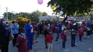 Centro Educativo Gregorio Luperón deja iniciado este lunes reapertura de clase semipresenciales
