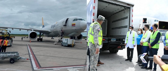 Llegan a RD 91,200 vacunas de AstraZeneca procedentes de Corea del Sur y adquiridas bajo el mecanismo Covax