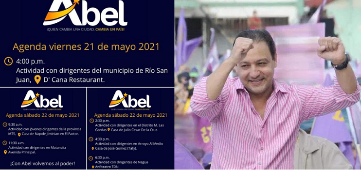 Proyecto presidencial Abel Martínez realizará actividades este fin de semana en María Trinidad Sánchez