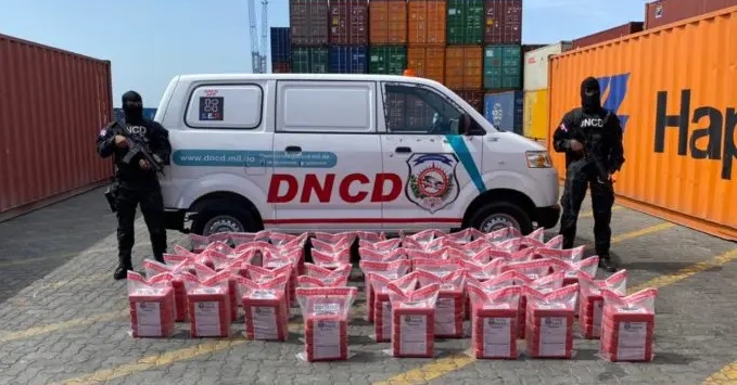 Incautan otros 299 paquetes de cocaína en Puerto Multimodal Caucedo en contenedor con destino a España