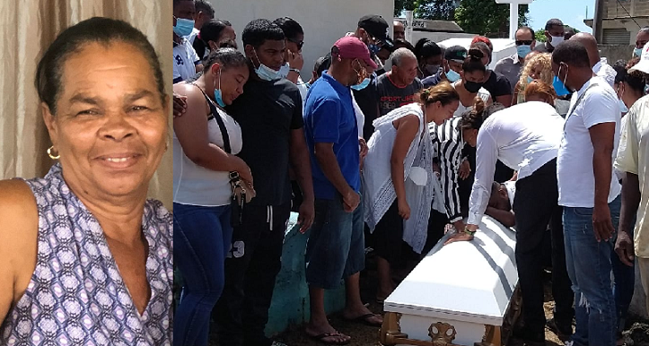 Sepultan en el cementerio municipal de Río San Juan los restos de Ramona Vargas Brito