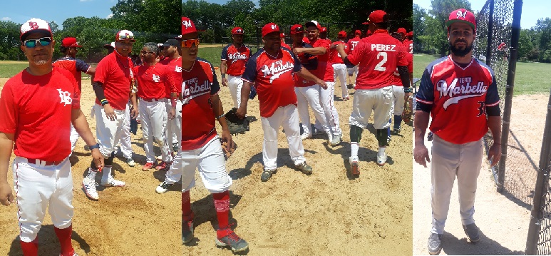 Combinados Marbella Team y Bujía dividen en torneo softbol de Newark, Nueva Jersey