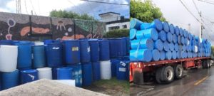 Alcaldía de Río San Juan adquiere cientos de tanques para ser usados como contenedores de basura