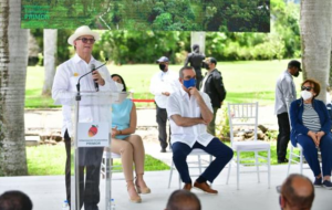 Abinader en Jarabacoa: inaugura parque La Confluencia y asiste al proyecto ecoturistico del expresidente Hipólito Mejía