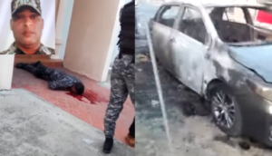 Coronel Policía Nacional se suicida de un balazo en la cabeza tras herir a su pareja e incendiar su vehículo