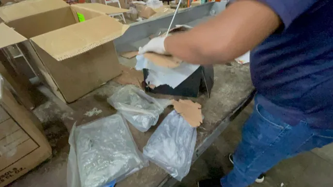 Ocupan más de un kilo de cocaína en oficina de Correos de Santo Domingo iban a enviar a Nueva York